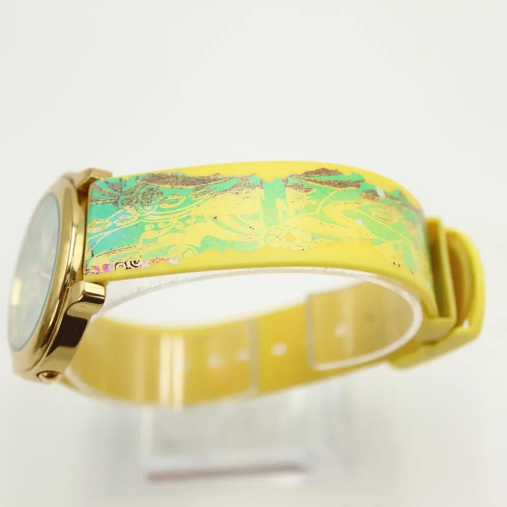 Vintage ADEC by Citizen Life Collection 36mm Watch Yellow Green Limited 7,777